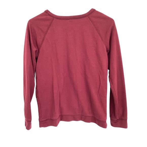 Old Navy Red Cross-over Crew Neck Sweatshirt 14 - Picture 8 of 8